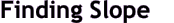 FindingSlope